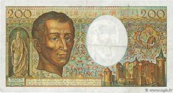 200 Francs MONTESQUIEU FRANCE  1985 F.70.05 pr.TTB