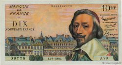 10 Nouveaux Francs RICHELIEU FRANCE  1960 F.57.07 TB