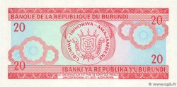 20 Francs BURUNDI  1997 P.27d UNC