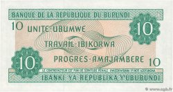 10 Francs BURUNDI  1981 P.33a NEUF