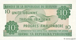 10 Francs BURUNDI  1997 P.33d UNC