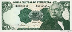 20 Bolivares VENEZUELA  1992 P.063d FDC