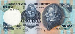 50 Nuevos Pesos URUGUAY  1987 P.061d UNC
