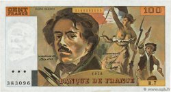100 Francs DELACROIX modifié FRANCIA  1978 F.69.01d AU