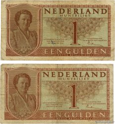 1 Gulden Lot NETHERLANDS  1949 P.072 VG