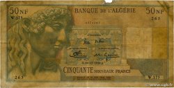 50 Nouveaux Francs ALGERIA  1959 P.120a G