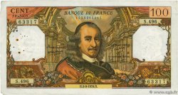 100 Francs CORNEILLE FRANCE 1970 F.65.32 TB+