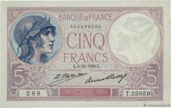 5 Francs FEMME CASQUÉE FRANCE  1926 F.03.10 TTB