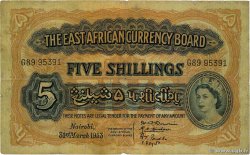 5 Shillings AFRIQUE DE L EST  1953 P.33
