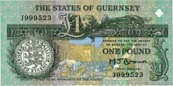 1 Pound GUERNSEY  1991 P.52a ST
