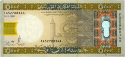 5000 Ouguiya MAURITANIE 2009 P.15a TB