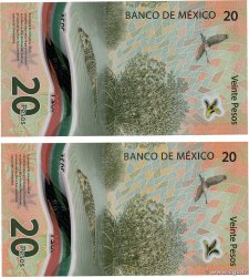 20 Pesos Lot MEXIQUE  2021 P.132 NEUF