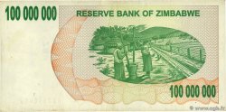 100 Millions Dollars ZIMBABWE  2008 P.58 VF