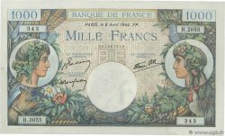 1000 Francs COMMERCE ET INDUSTRIE FRANCE  1944 F.39.05