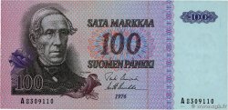 100 Markkaa FINLANDE  1976 P.109a