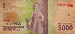 5000 Rupiah INDONÉSIE 2017 P.156b NEUF