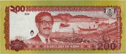200 Taka Commémoratif BANGLADESH  2022 P.67 ST