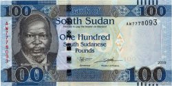100 Pounds SOUTH SUDAN  2019 P.15d UNC