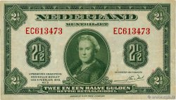 2,5 Gulden NETHERLANDS  1943 P.065a VF