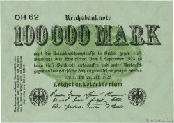 100000 Mark ALLEMAGNE  1923 P.091a