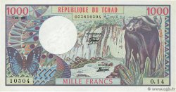 1000 Francs TCHAD  1980 P.07