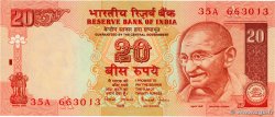 20 Rupees INDE  2002 P.089Ab