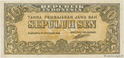 10 Sen INDONESIA  1945 P.015b