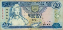 20 Pounds CYPRUS  1993 P.56b VF
