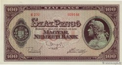 100 Pengö HONGRIE 1945 P.111b pr.NEUF