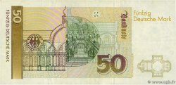 50 Deutsche Mark GERMAN FEDERAL REPUBLIC  1989 P.40a q.BB