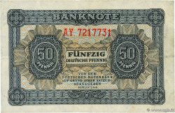 50 Deutsche Pfennige ALLEMAGNE RÉPUBLIQUE DÉMOCRATIQUE  1948 P.08b TB