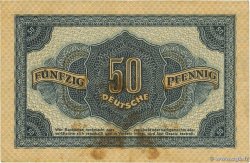 50 Deutsche Pfennige GERMAN DEMOCRATIC REPUBLIC  1948 P.08a F+