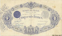 500 Francs Indices Noirs 1863 FRANCE  1876 F.A40.10 pr.TB