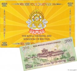 100 Ngultrum Commémoratif BHOUTAN  2011 P.35 NEUF