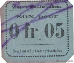 5 Centimes ALGÉRIE Sidi-Bel-Abbès 1915 JPCV.04 pr.SUP