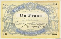 1 Franc Non émis FRANCE régionalisme et divers Lille 1870 JER.59.40A SPL