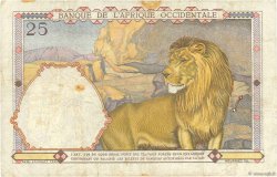 25 Francs AFRIQUE OCCIDENTALE FRANÇAISE (1895-1958)  1936 P.22 TB