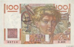 100 Francs JEUNE PAYSAN FRANCIA  1952 F.28.33 EBC a SC
