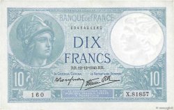 10 Francs MINERVE modifié FRANKREICH  1940 F.07.24