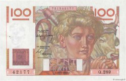 100 Francs JEUNE PAYSAN FRANCE  1949 F.28.21 pr.SPL