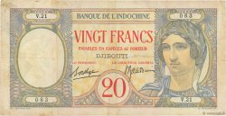20 Francs DJIBOUTI  1928 P.07A