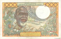 1000 Francs WEST AFRIKANISCHE STAATEN  1980 P.103An VZ