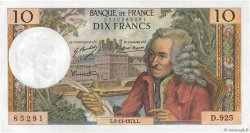 10 Francs VOLTAIRE FRANKREICH  1973 F.62.64