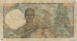 1000 Francs FRENCH WEST AFRICA (1895-1958)  1953 P.42