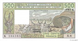 500 Francs WEST AFRICAN STATES  1983 P.706Kf