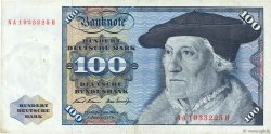 100 Deutsche Mark GERMAN FEDERAL REPUBLIC  1970 P.34a SS
