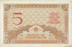 5 Francs MADAGASCAR  1937 P.035 XF
