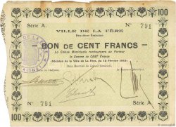 100 Francs FRANCE regionalism and miscellaneous  1915 JP.02-0798 VF-