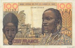 100 Francs WEST AFRICAN STATES  1961 P.101Aa