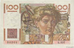 100 Francs JEUNE PAYSAN FRANKREICH  1953 F.28.36